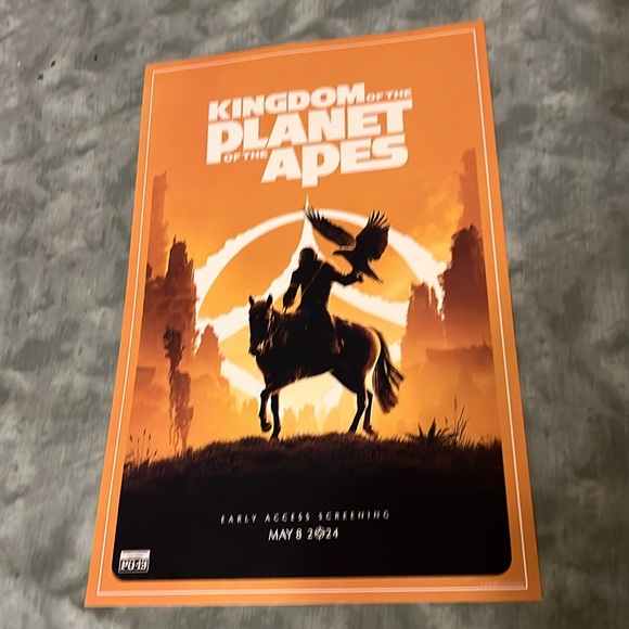 THREE Kingdom of the Planet of the Apes & Planet of Apes MOVIE POSTERS Disney - Picture 8 of 10